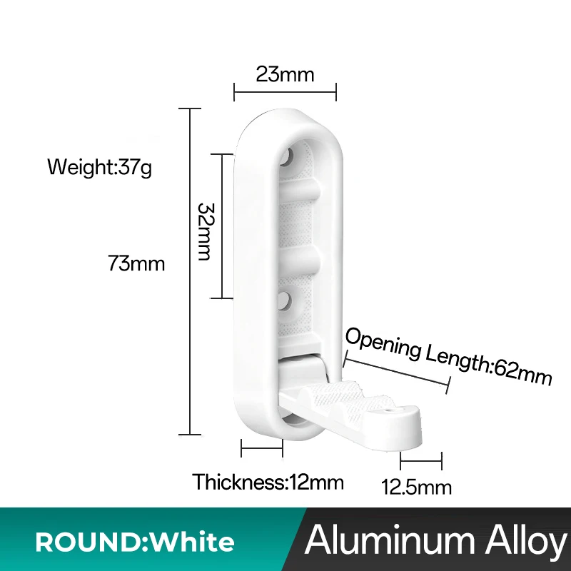 Foldable wall hook A-White
