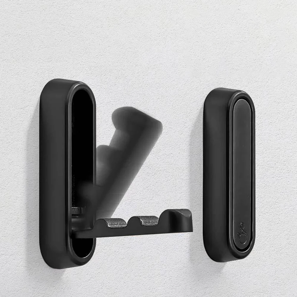 Foldable wall hook installed view 2