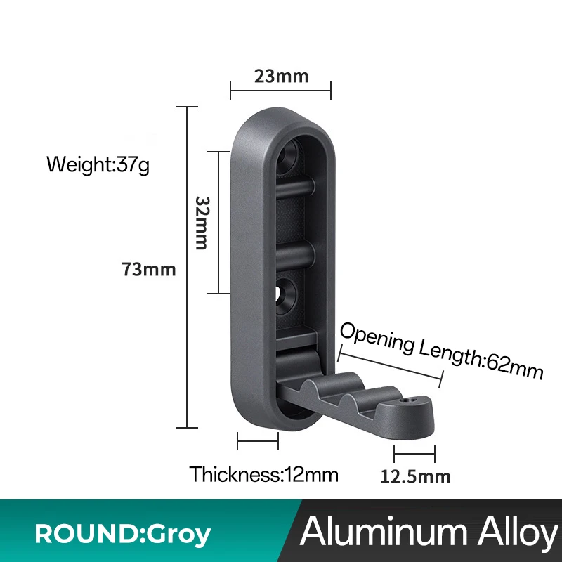 Foldable wall hook A-Grey
