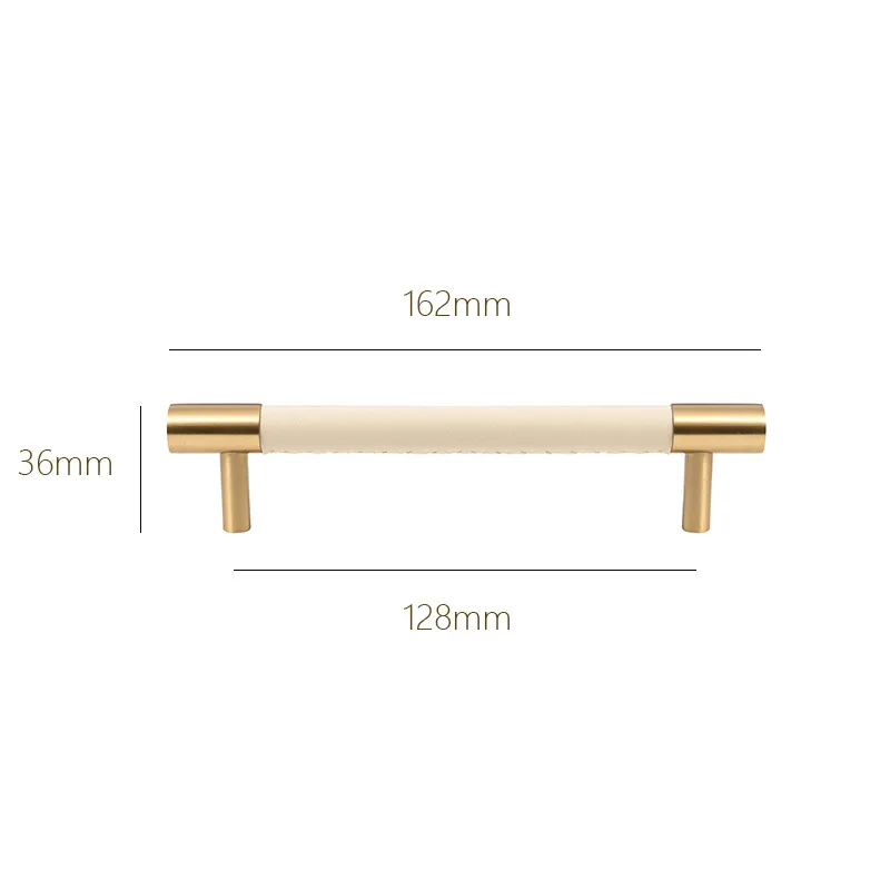 Leather cabinet Khaki-96mm