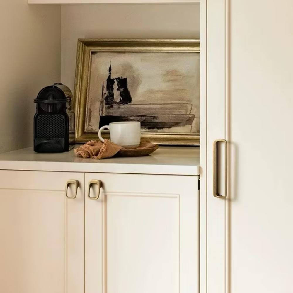 Drawer pull Antique Bronze Silver Kitchen Cabinet Pull