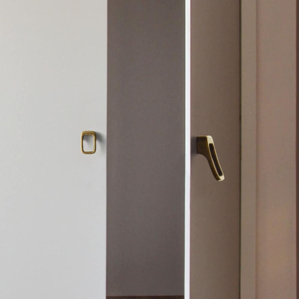 Drawer pull Antique Bronze Silver Kitchen Cabinet Pull