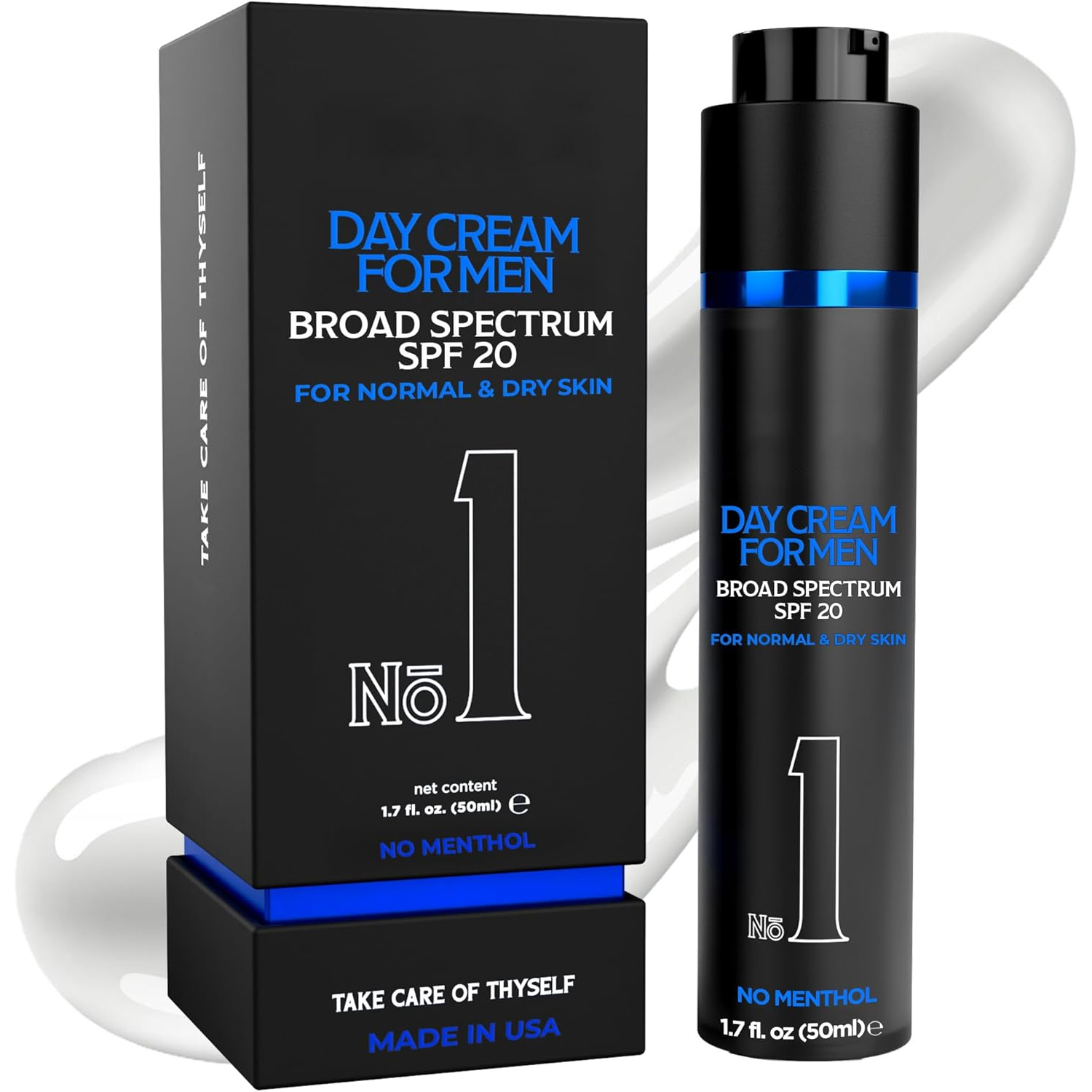 No.1 Day Gel Moisturizer for Face, SPF 20, Sunscreen & Moisturizer for Men