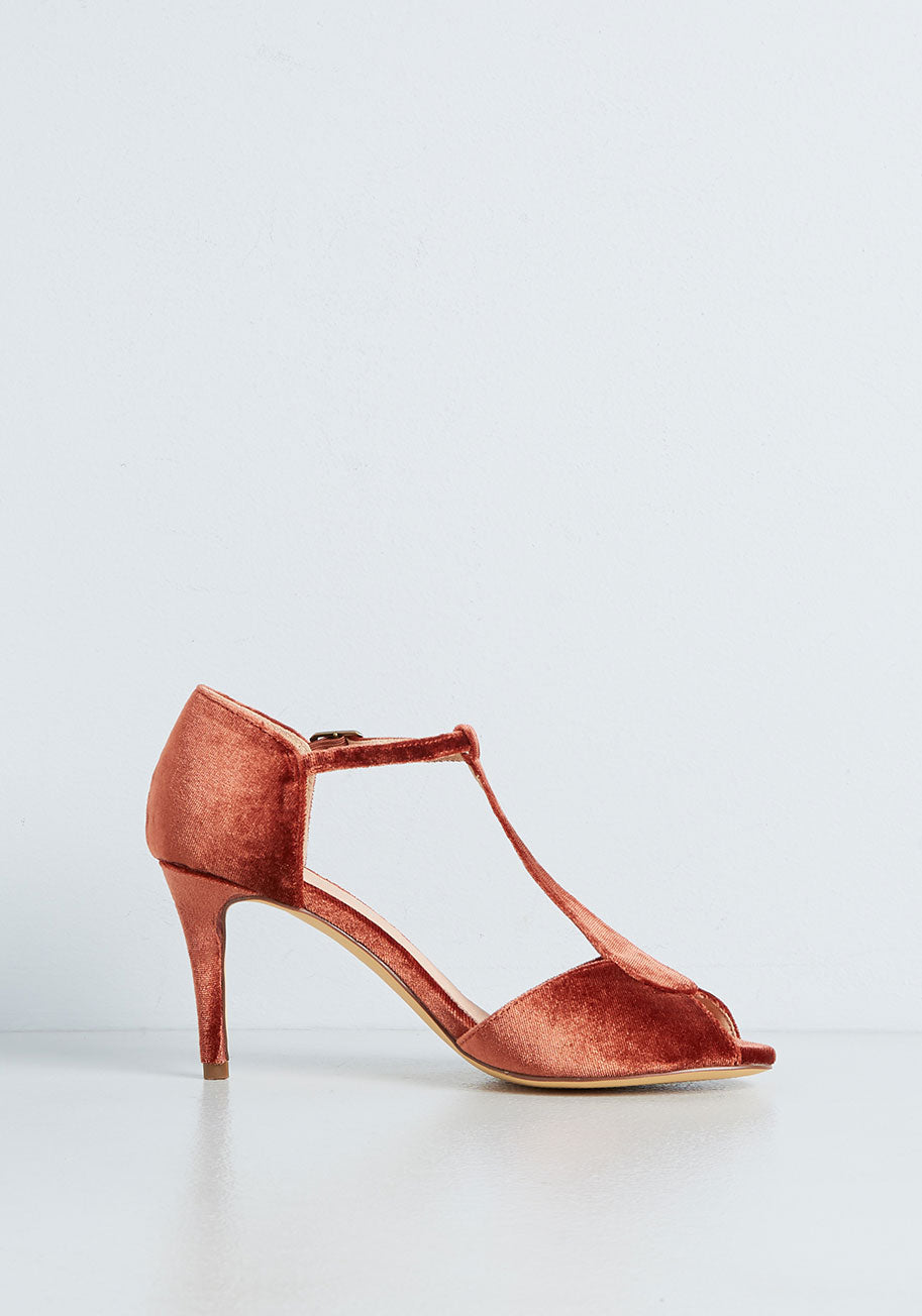 Gala Gorgeous T-Strap Heel