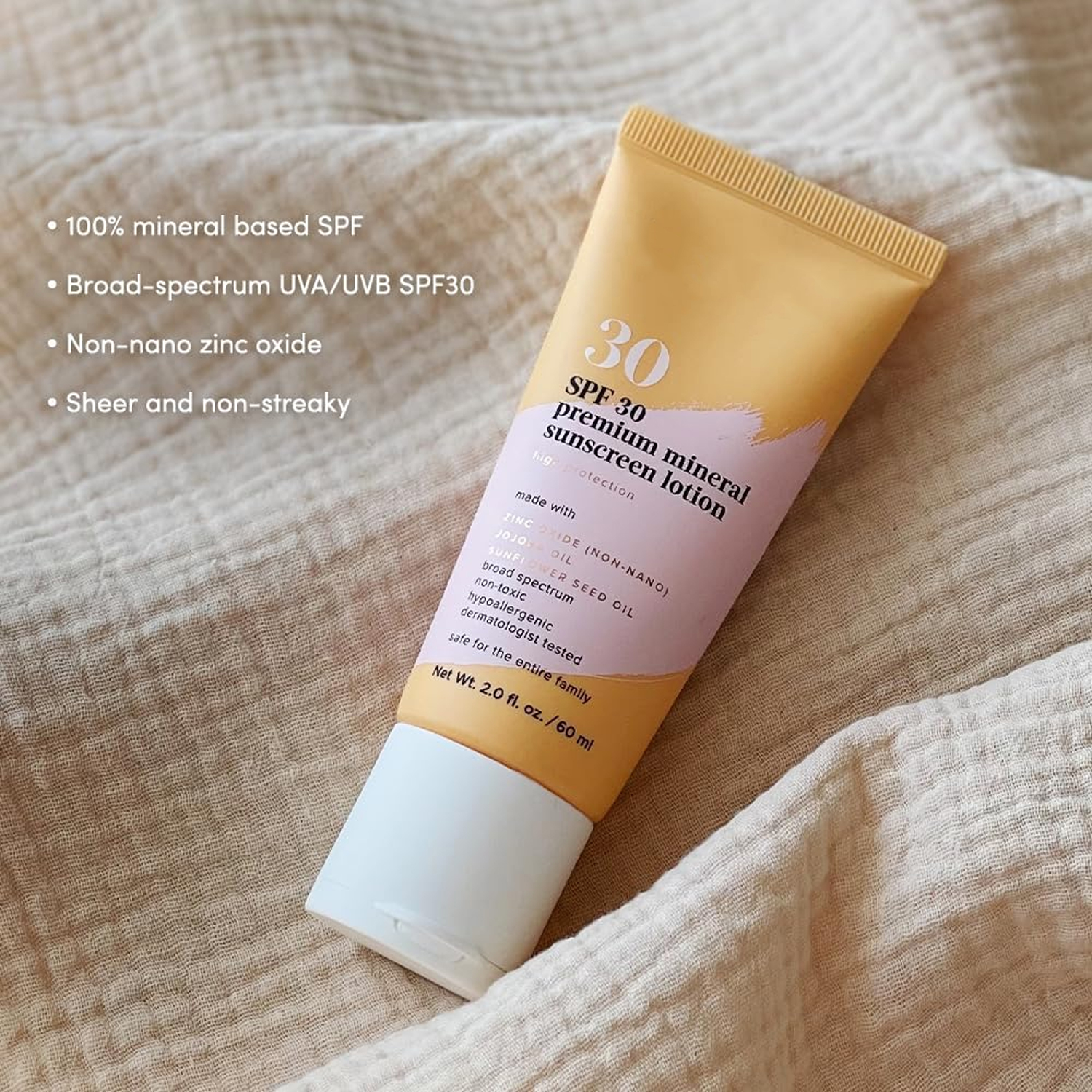 Mineral Sunscreen SPF 30: Baby-Safe Whole-Family