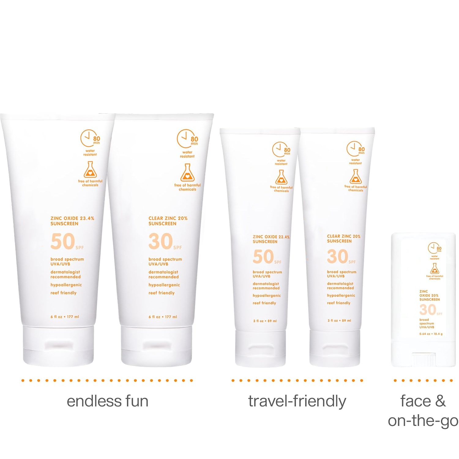 Mineral Sunscreen, SPF 30 Clear Zinc Oxide Baby Sunscreen