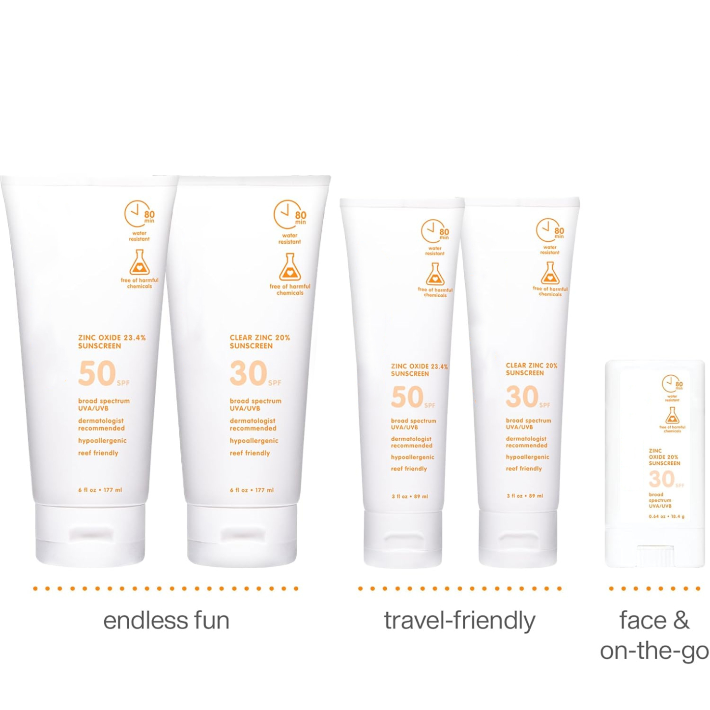 Mineral Sunscreen, SPF 30 Clear Zinc Oxide Baby Sunscreen