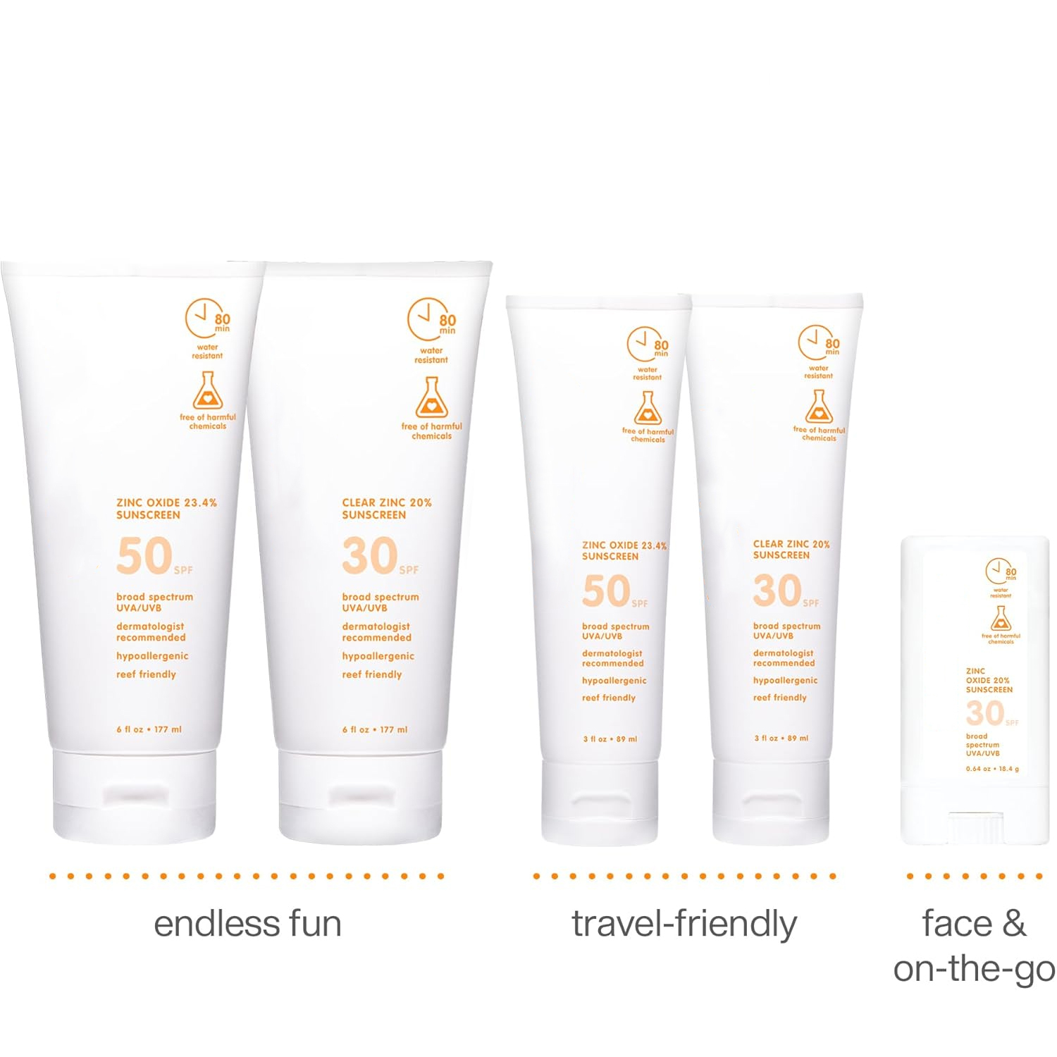 Mineral Sunscreen, SPF 30 Clear Zinc Oxide Baby Sunscreen