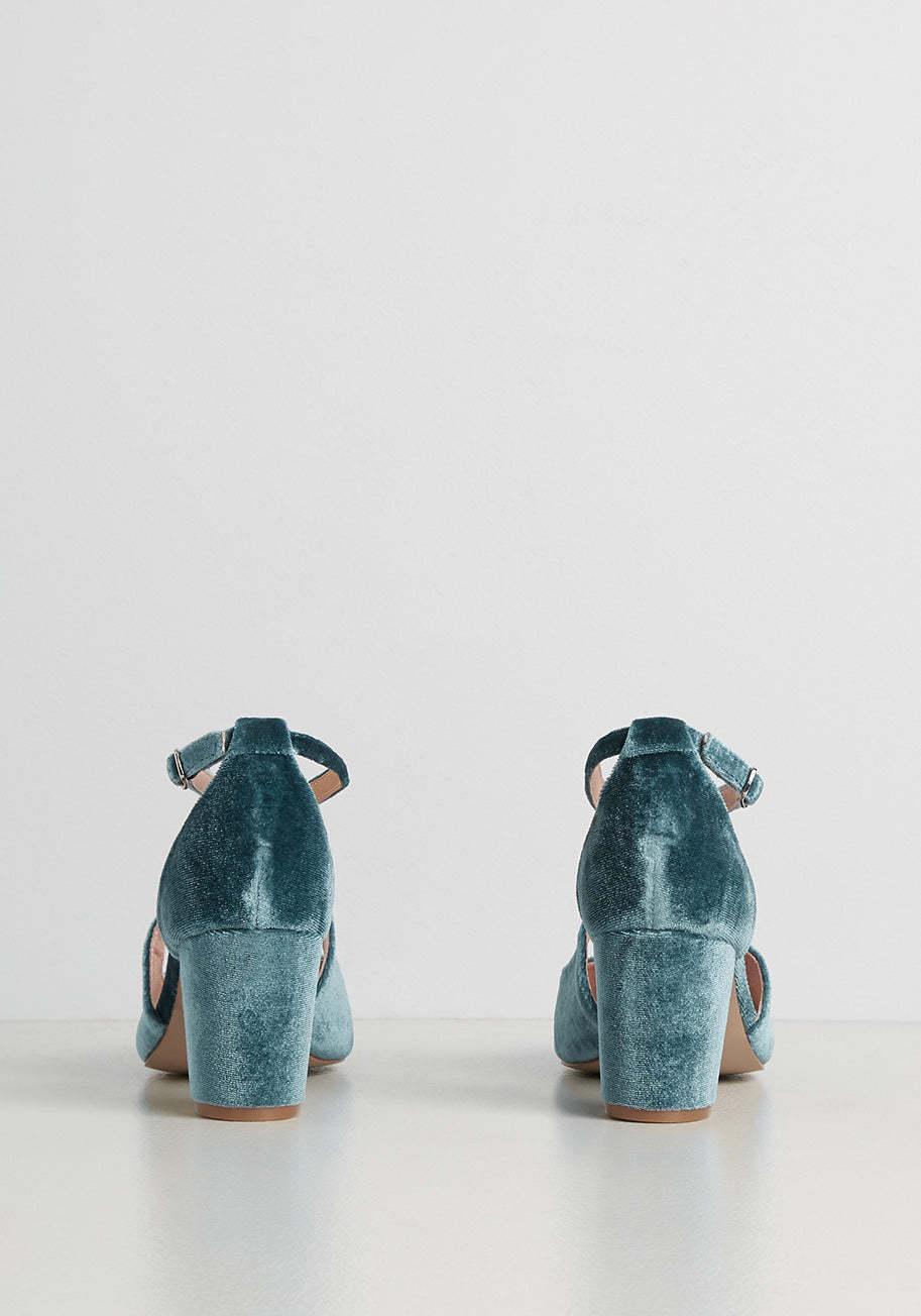 Linger Longer Velvet Heel