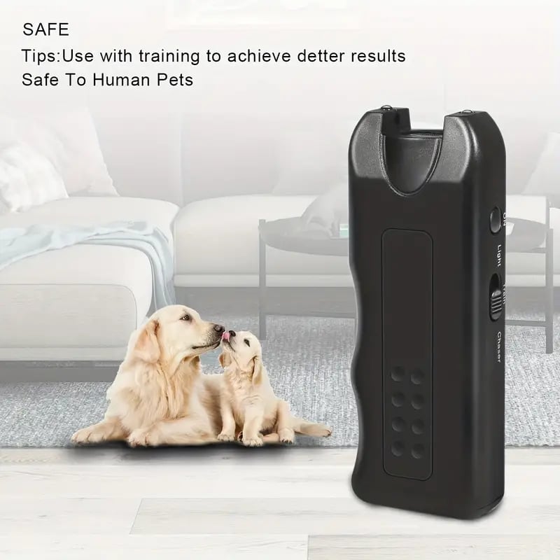 Hot Sale 48% OFF-Handheld Bark Control Luminous Ultrasonic Dog Repeller