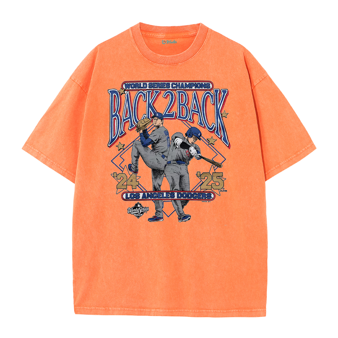 Dynasty Champions Retro Graphic Tee – Vintage Washed Heavy Cotton T-Shirt