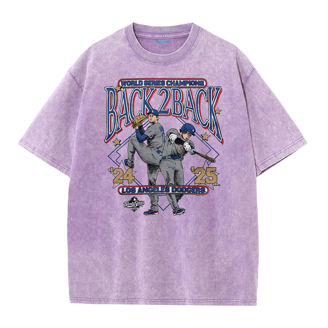 Dynasty Champions Retro Graphic Tee – Vintage Washed Heavy Cotton T-Shirt