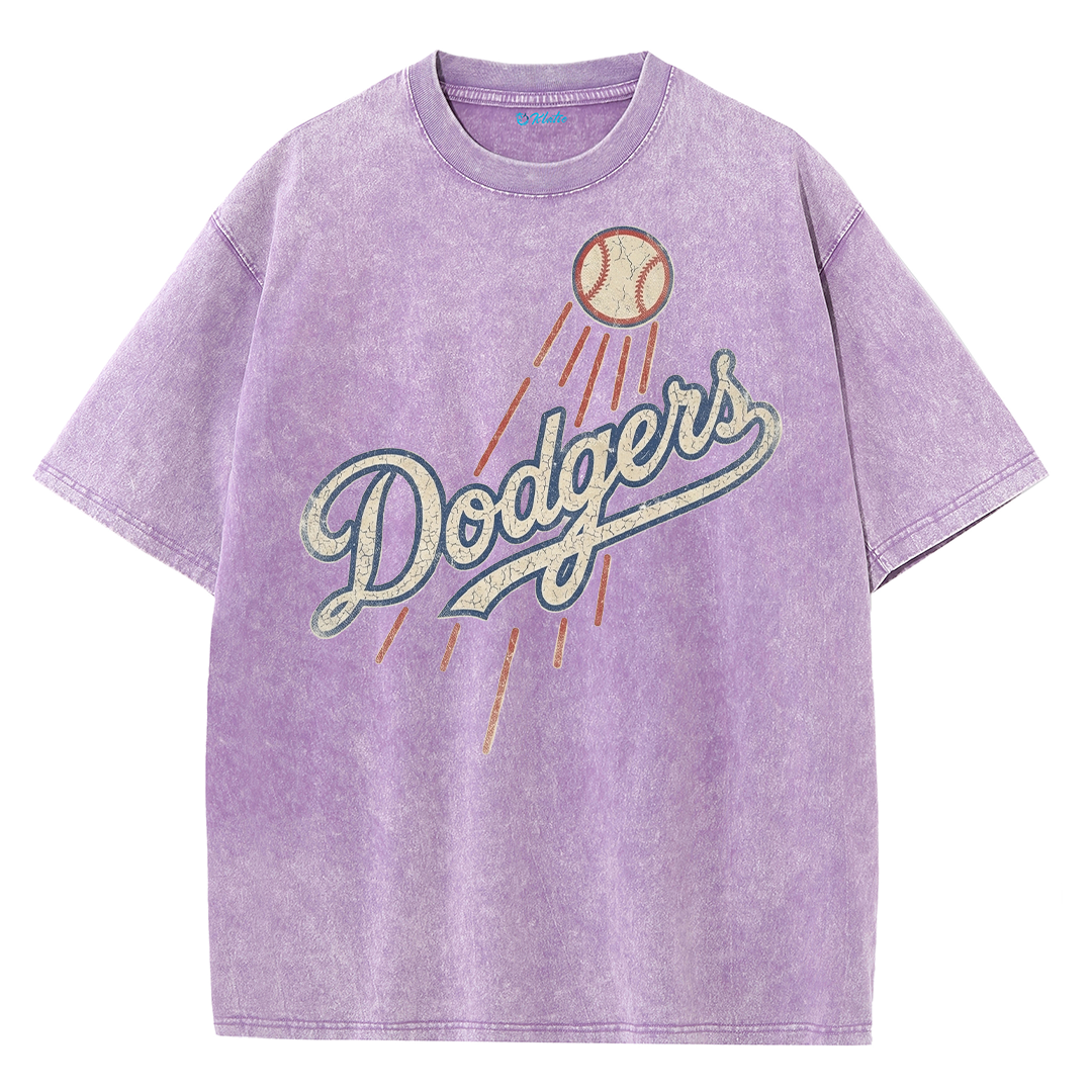 Vintage Los Angeles Baseball Graphic Washed T-Shirt