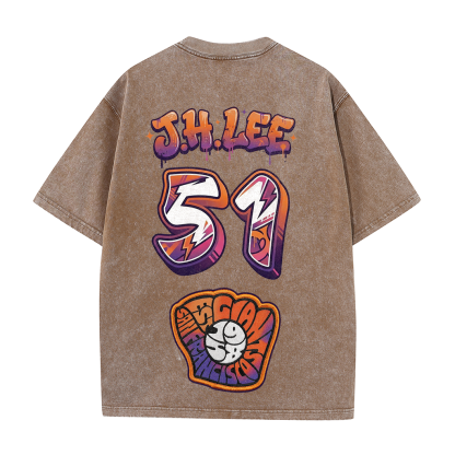 Giants Baseball 51 Tee – J.H. Lee Graphic Vintage Washed T-Shirt