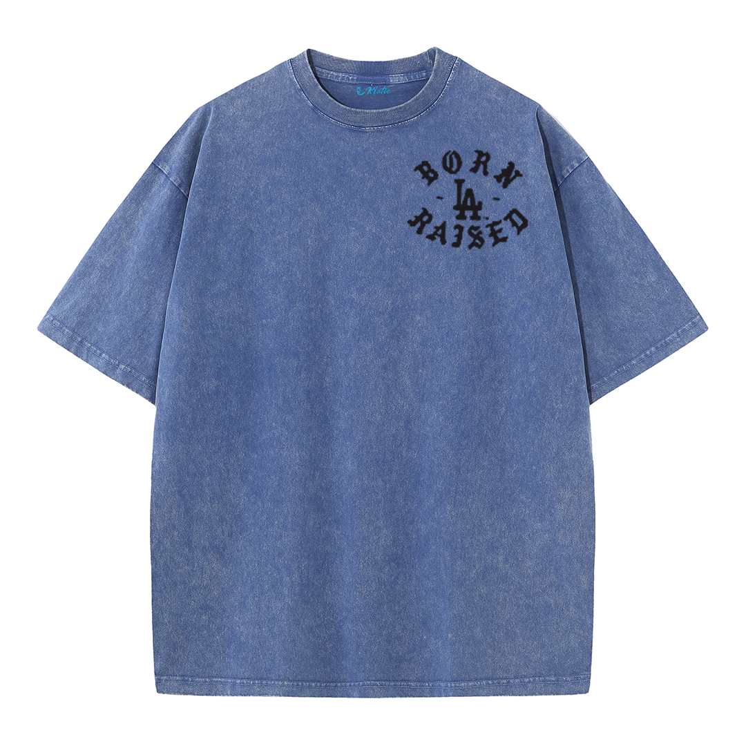 Back to Back Champions Vintage Washed T-Shirt – LA Born Raised Graphic Streetwear Tee