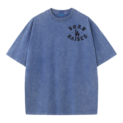 Back to Back Champions Vintage Washed T-Shirt – LA Born Raised Graphic Streetwear Tee