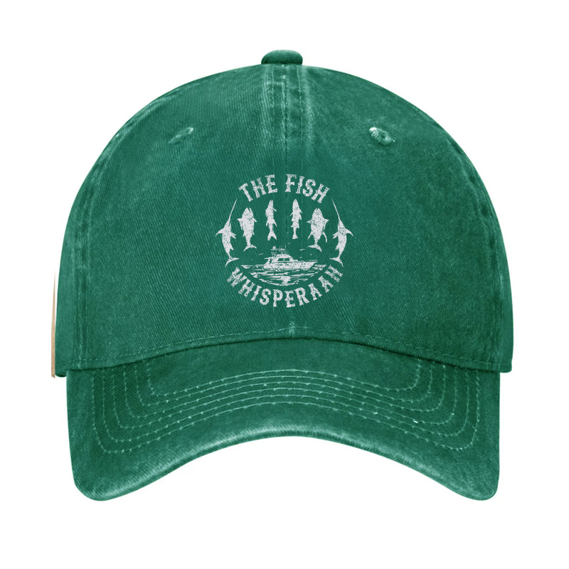 The Fish Whisperaah Funny Men Hat