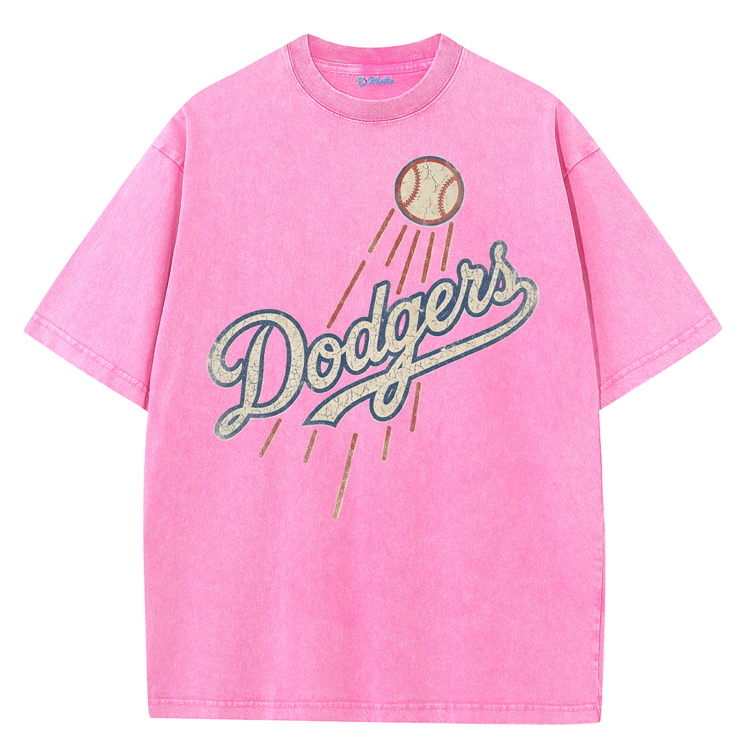 Vintage Los Angeles Baseball Graphic Washed T-Shirt