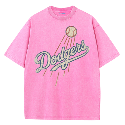 Vintage Los Angeles Baseball Graphic Washed T-Shirt
