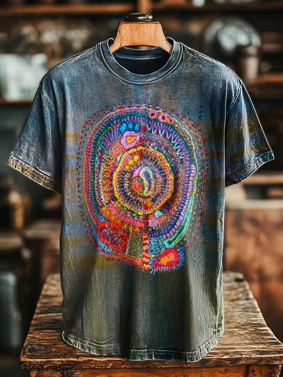 ​Vintage Western Style Printed T-Shirt