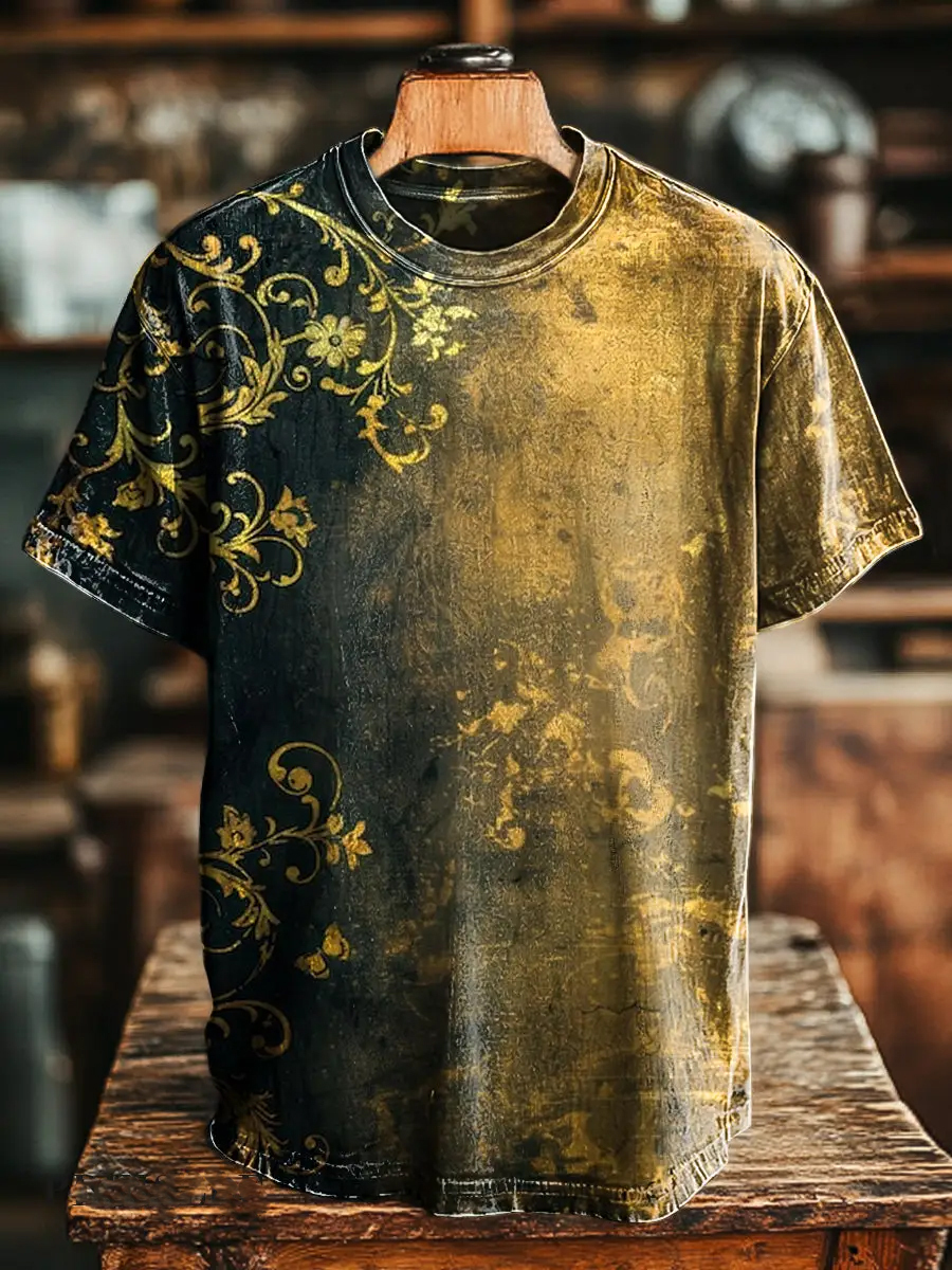Vintage Floral Print T-Shirt