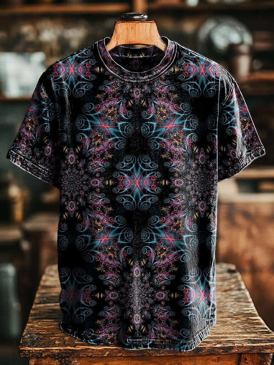 Mandala Art Print Casual T-Shirt