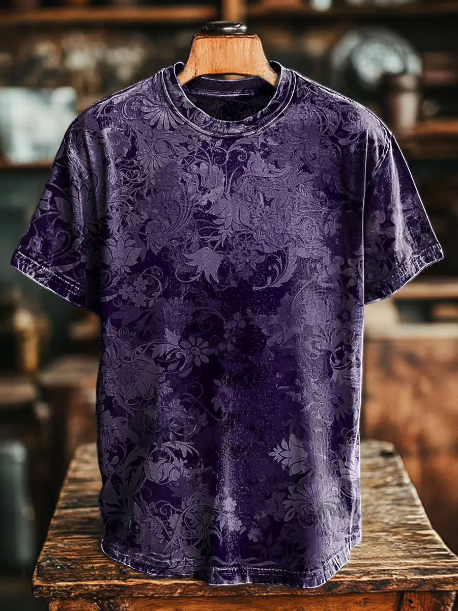 Vintage Floral Print T-Shirt