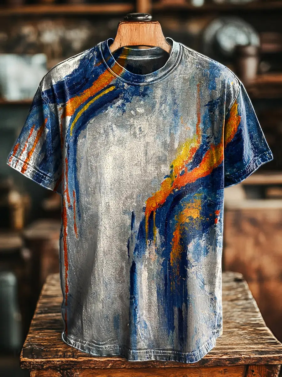 Retro Graffiti Print T-Shirt