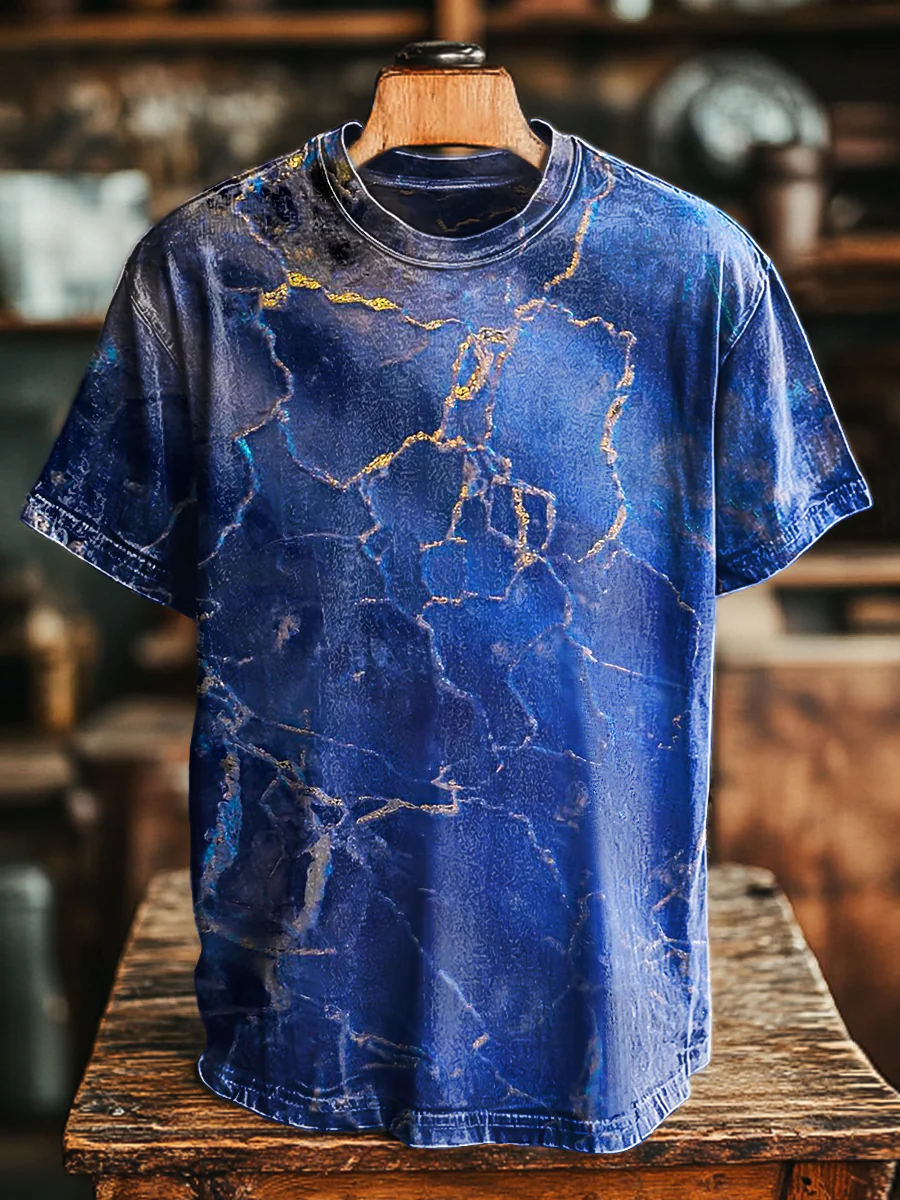 Retro Abstract Art Print T-Shirt​​