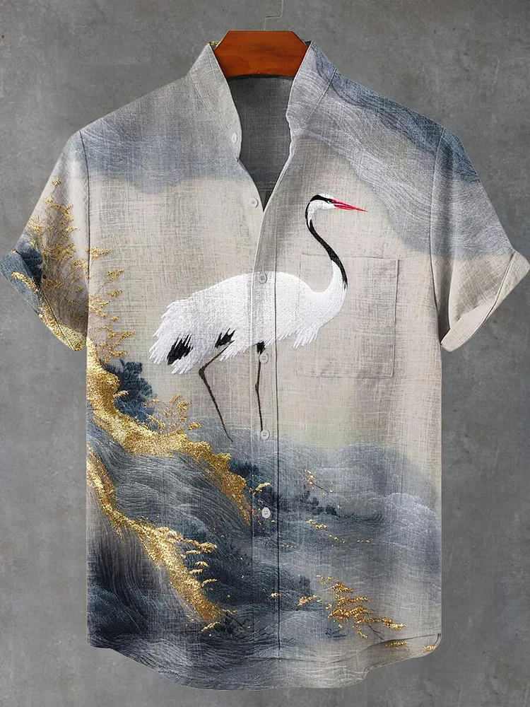 Abstract Animal Pattern Art Print Casual Shirt