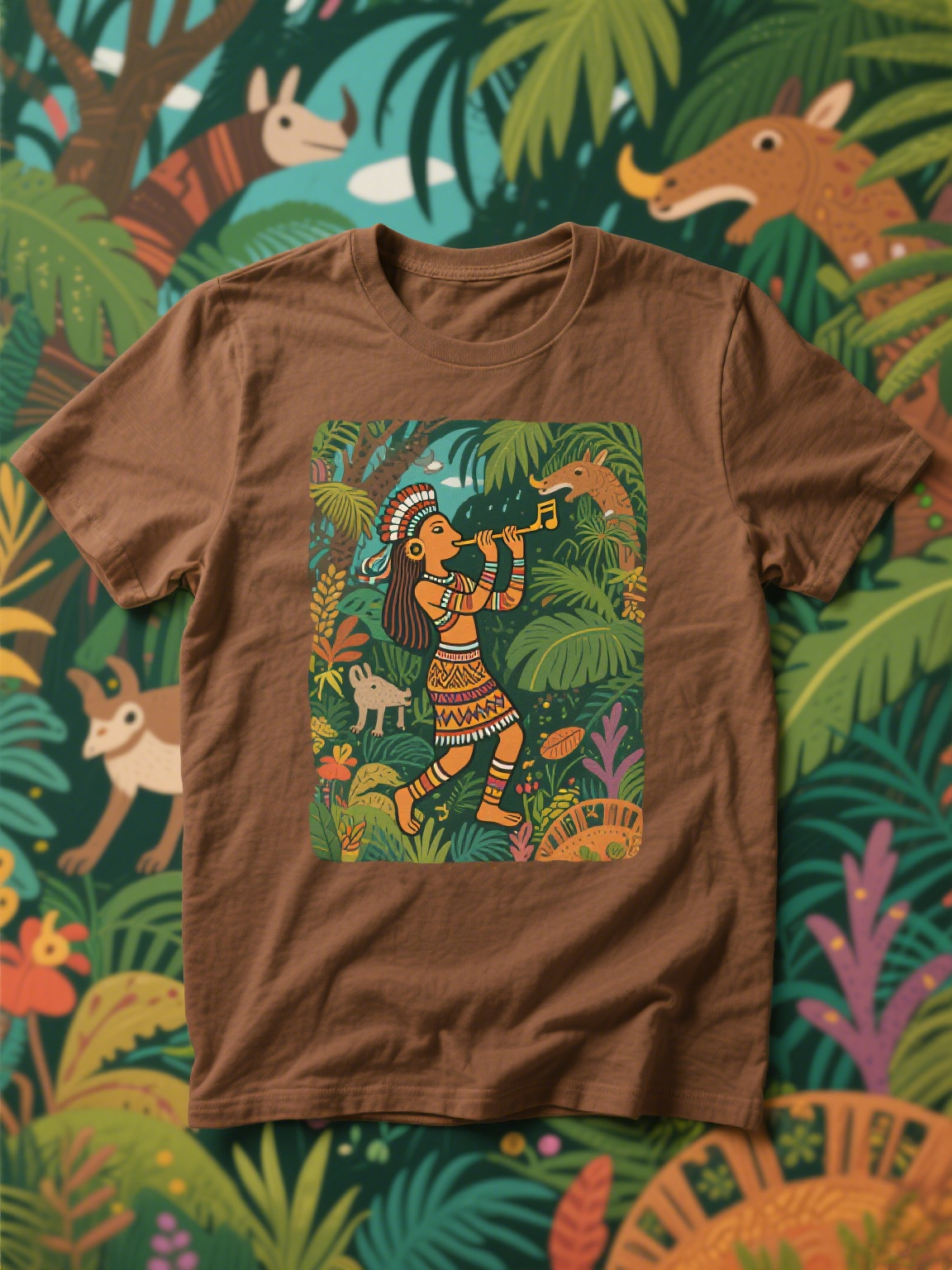 Tribal Vintage Kokopelli T-Shirt