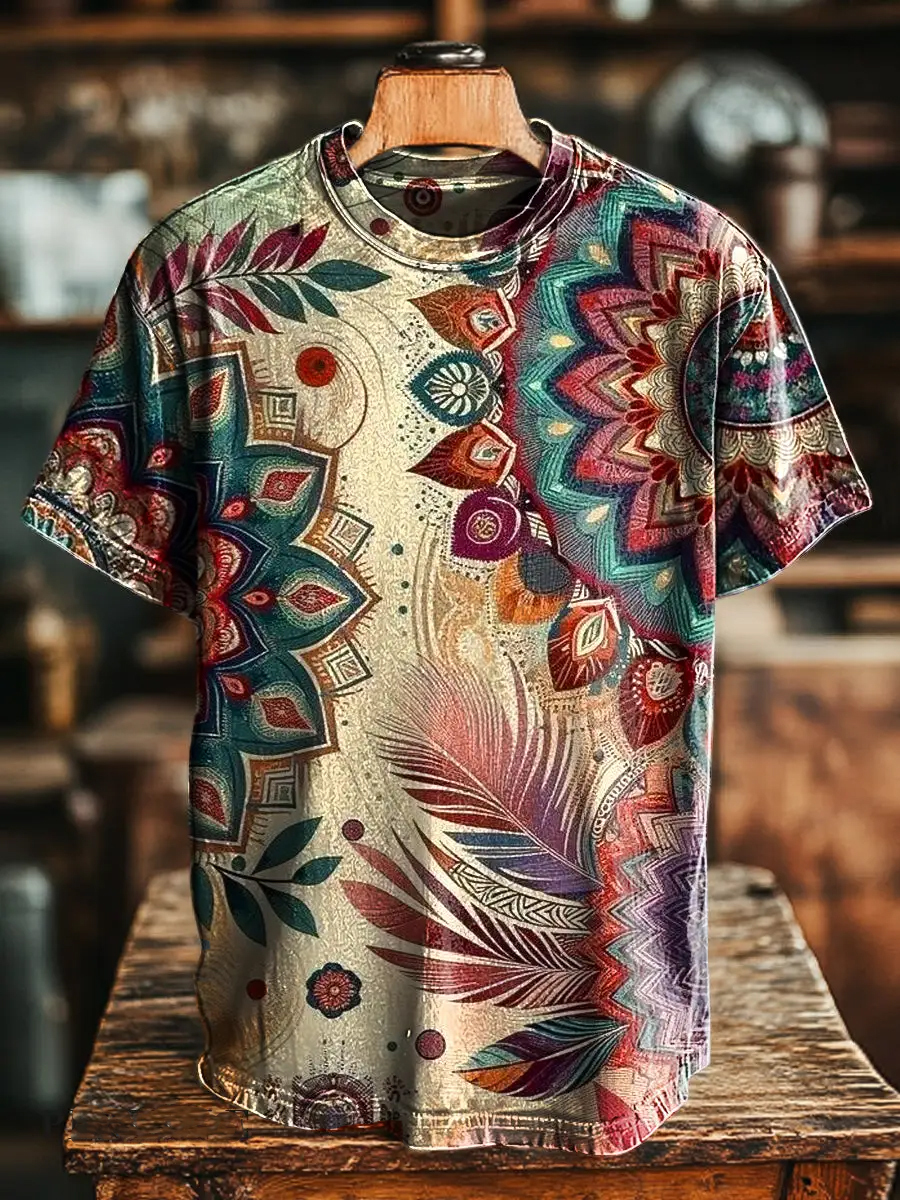 Colorful Cultural Pattern T-Shirt