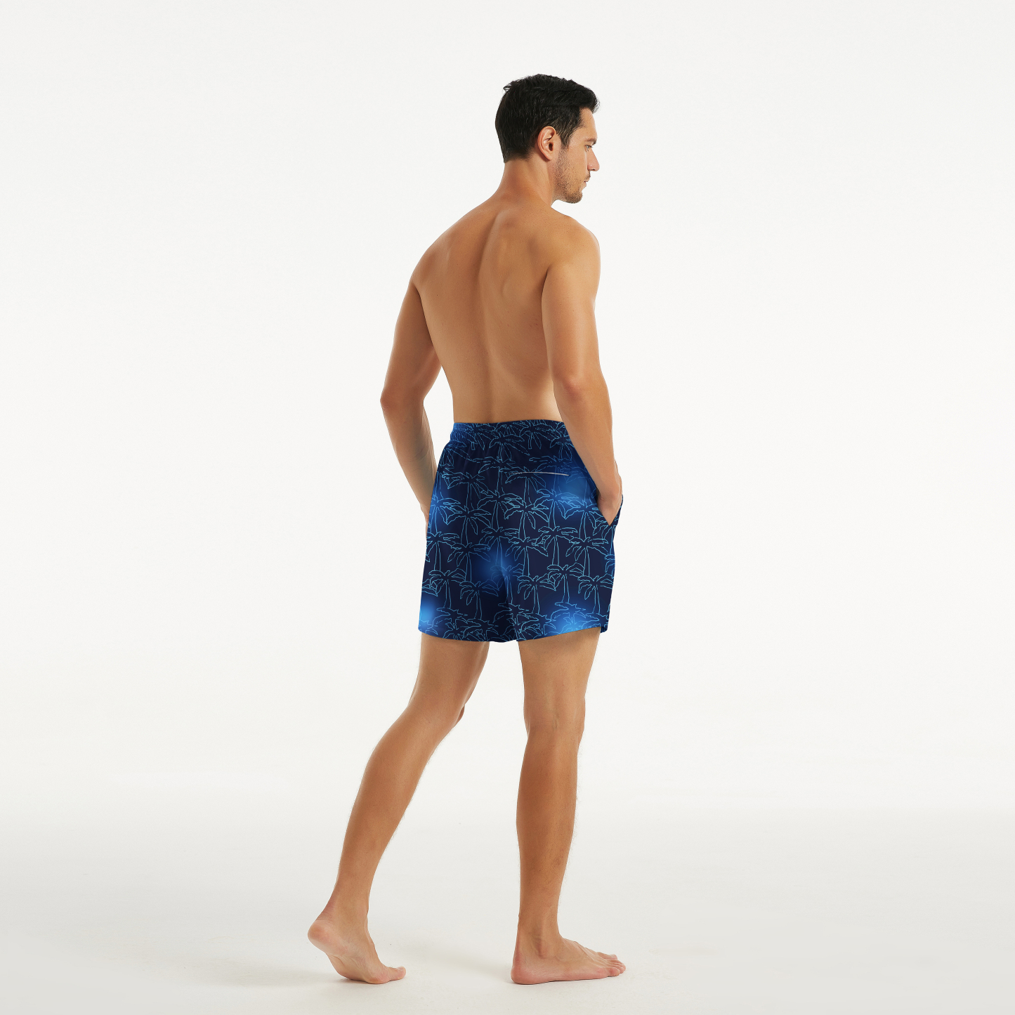 Misty Palm (Compression Lined Swim Trunk)