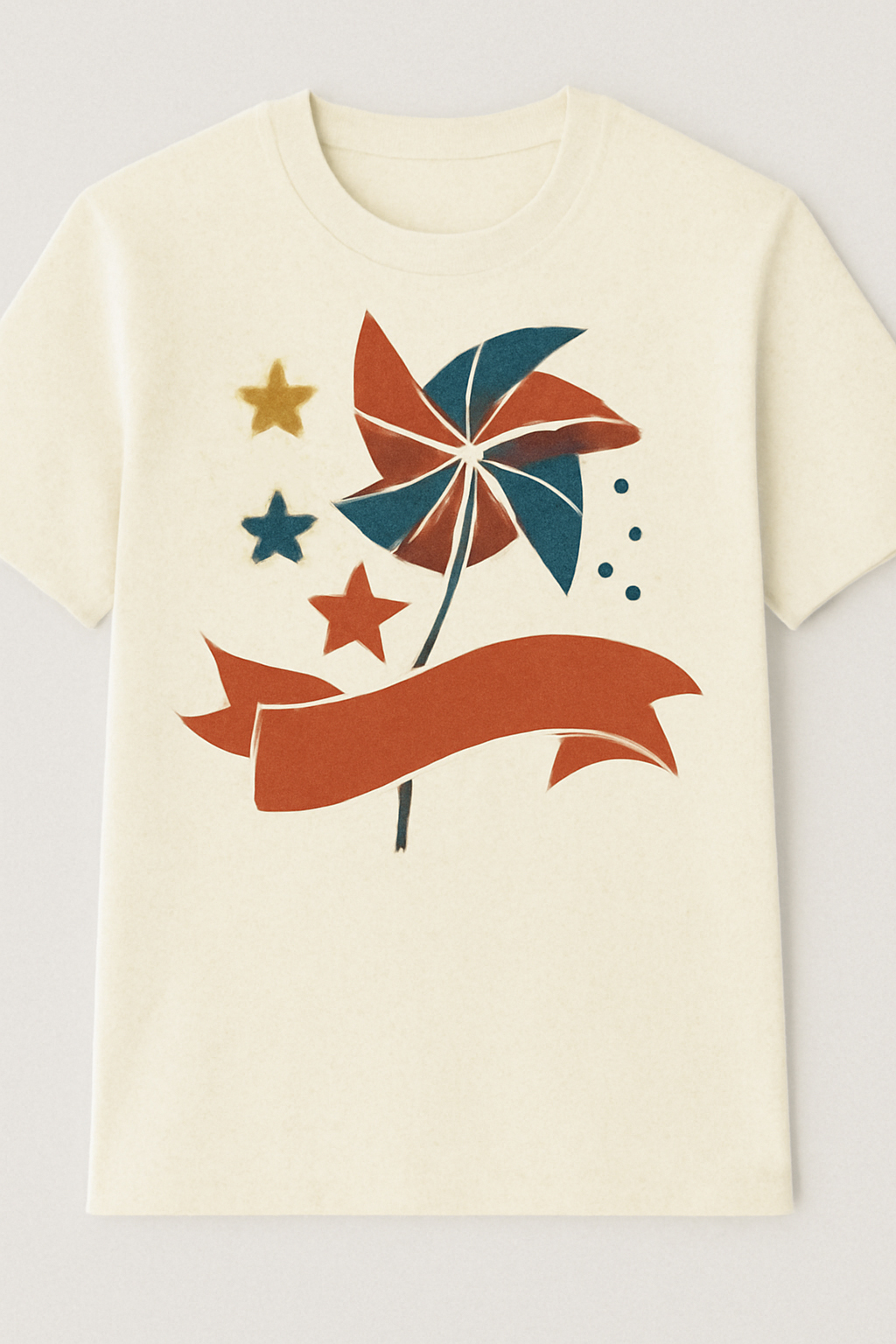 Star Windmill Graphic T-Shirt