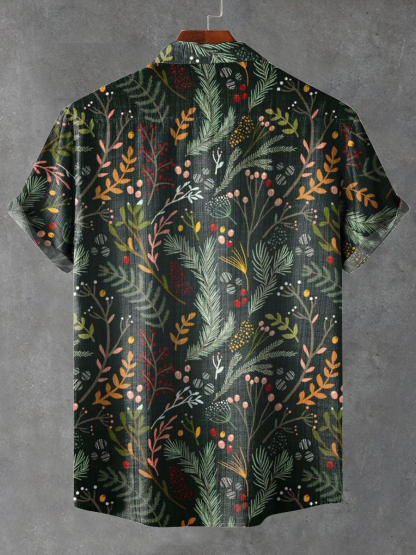 Vintage Floral Print Shirt