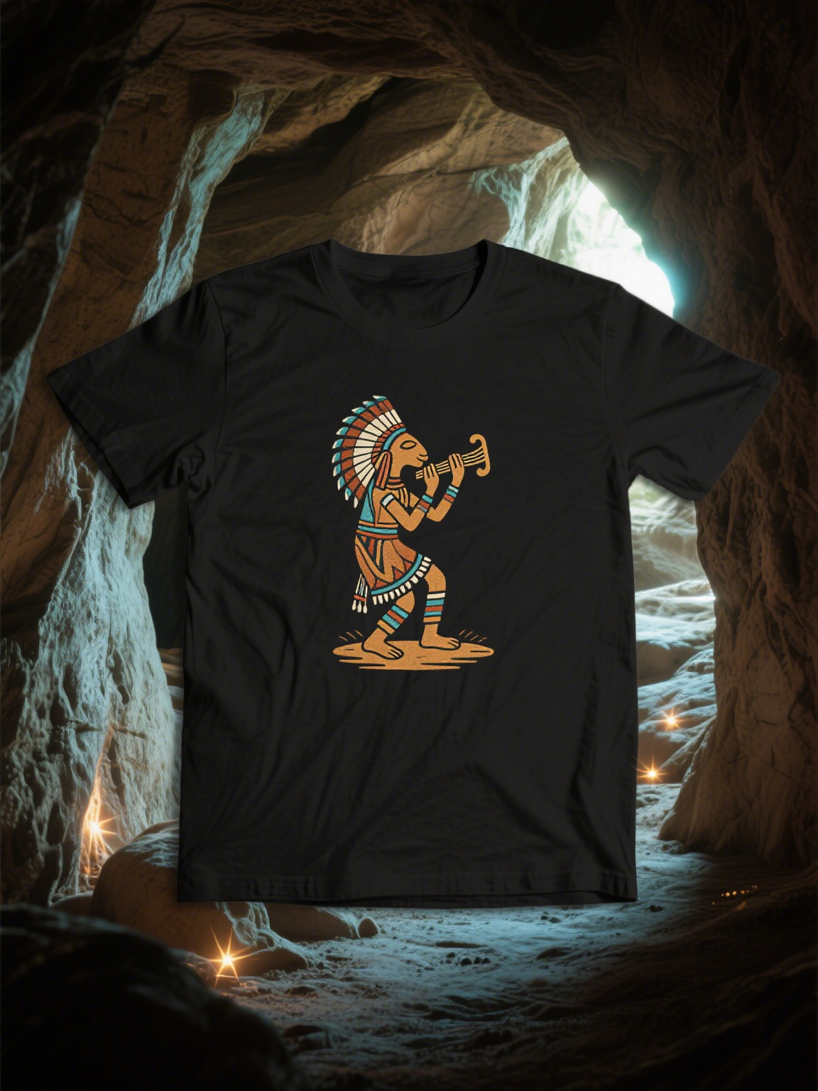 Tribal Vintage Kokopelli T-Shirt