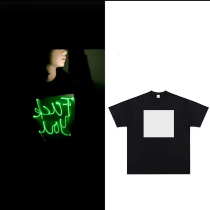 DIY Fluorescent T - shiret