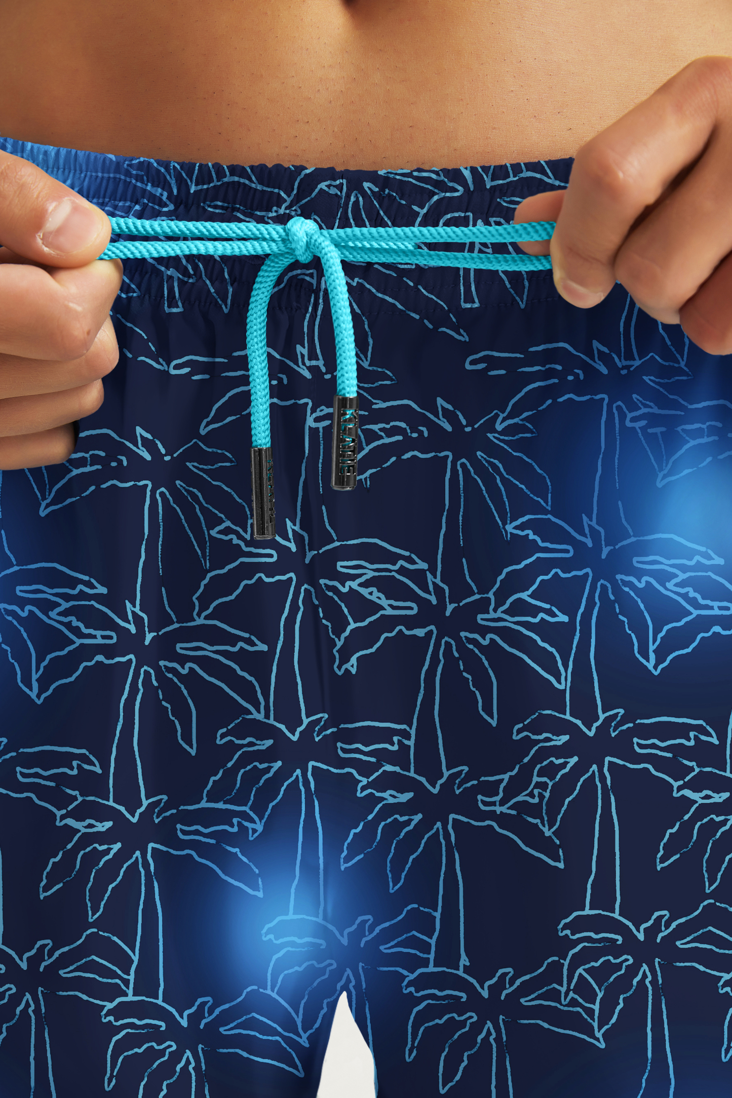 Misty Palm (Compression Lined Swim Trunk)