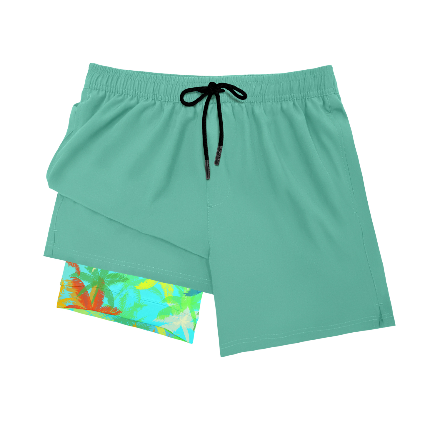 Brilliant Palm Tree(Compression Lined Swim Trunks)