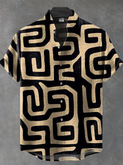 Multicolor Artistic Print Shirt