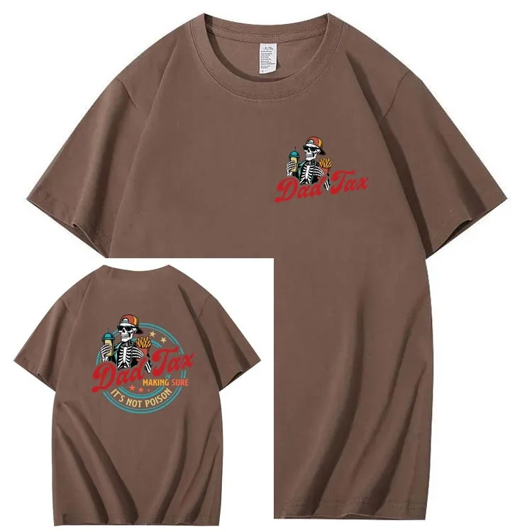 Dad Tax Pattern Print T-Shirt