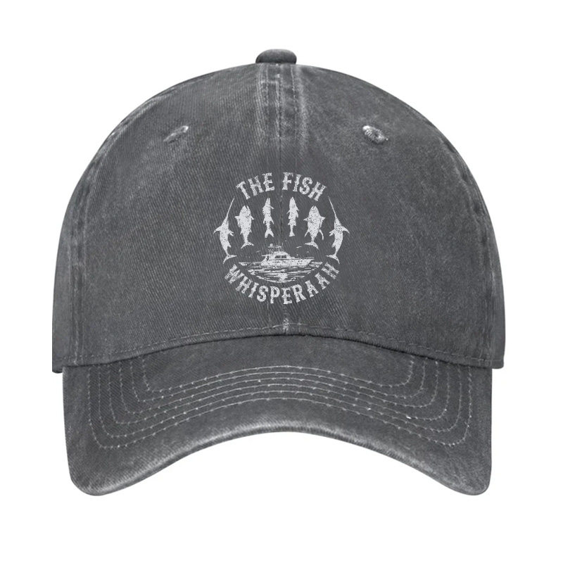 The Fish Whisperaah Funny Men Hat