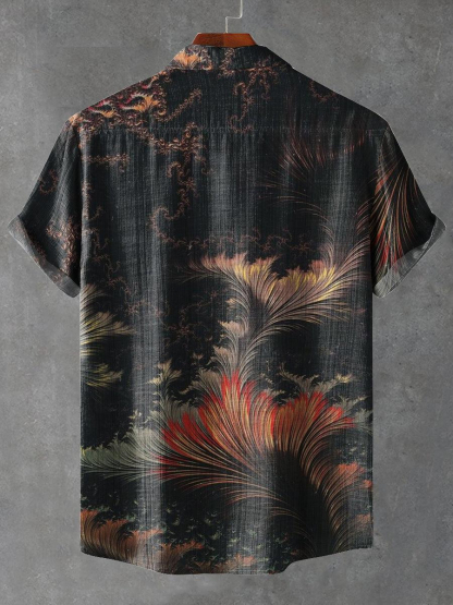 Casual Vintage Floral Shirt