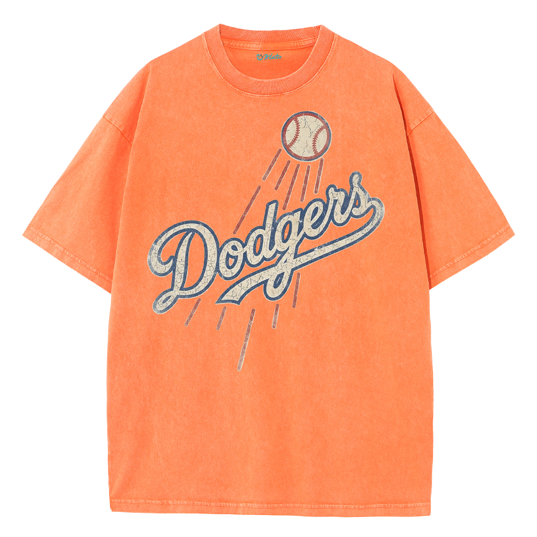 Vintage Los Angeles Baseball Graphic Washed T-Shirt