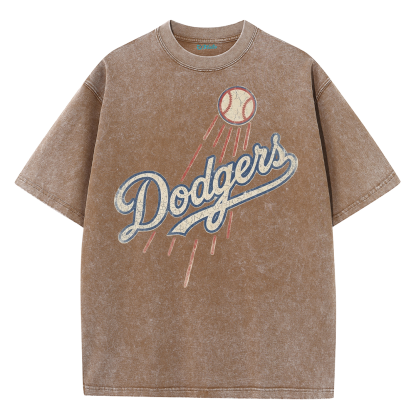 Vintage Los Angeles Baseball Graphic Washed T-Shirt