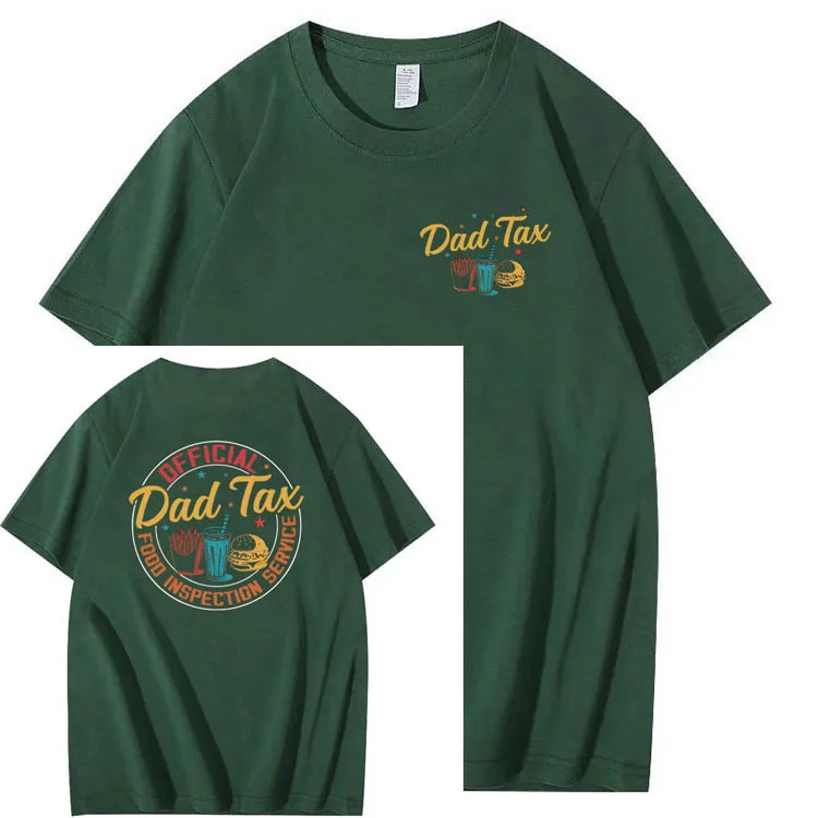 Official Dad Tax Pattern Print T-Shirt