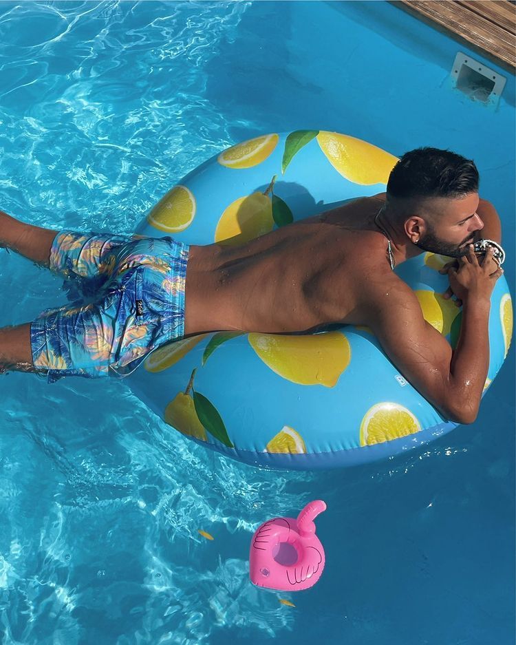 Summer Traces (Compression Lined Swim Trunk)