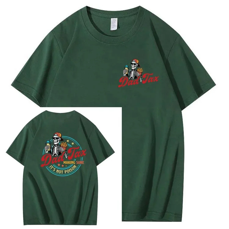 Dad Tax Pattern Print T-Shirt