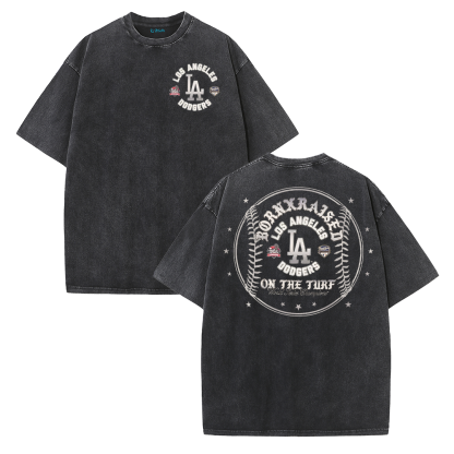 Giants Skull Graphic Washed T-Shirt – San Francisco Vintage Street Style Cotton Tee