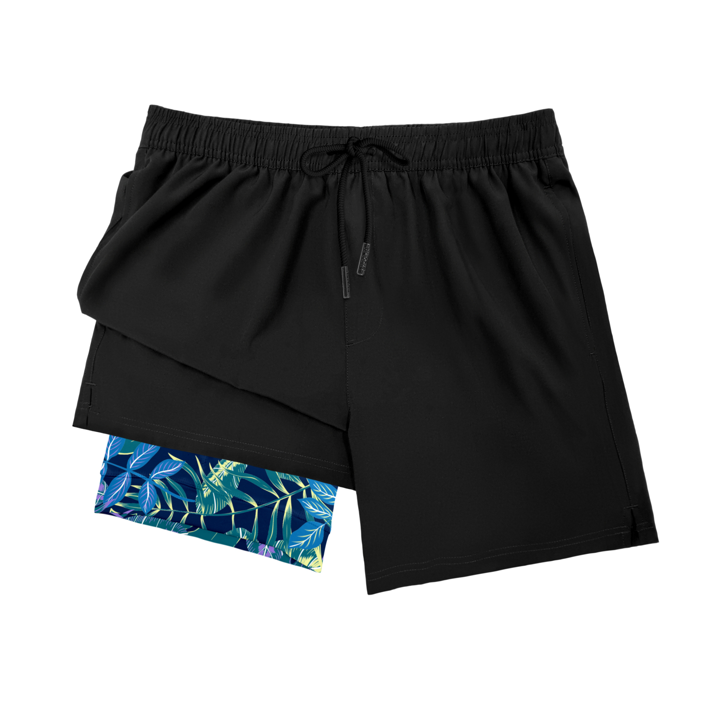 Tropical Leaves(Compression Lined Swim Trunks)